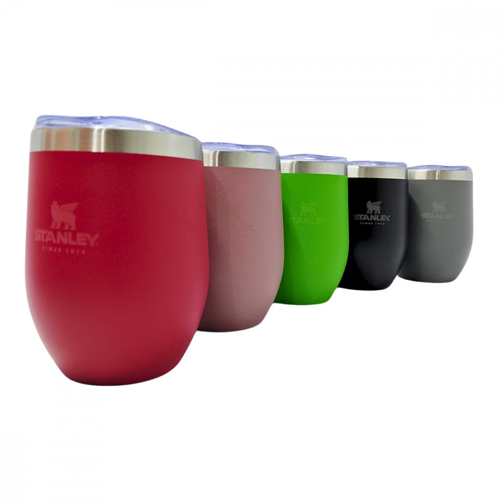 Mini Copo Térmico Cuia 350 ml em Aço Inox com Tampa