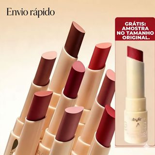 Ruby Rose Kit com Provador - Batom Creamy Matte Glass Ruby Rose - Envio rápido 🌈 em Oferta na Shopee