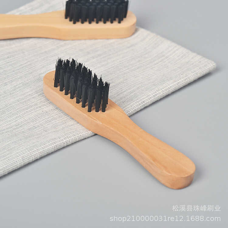 Zhufeng 801 escova de polimento de sapato de madeira maciça cerdas de plástico pequeno polimento doméstico Yiyuan loja f