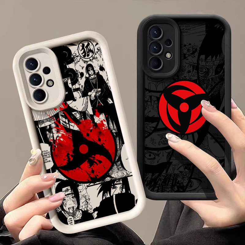 Naruto Anime Sharingan Capa Para Samsung A57 A56 A55 A37 A36 A35 A53 A54 5G A73 A34 A07 Macia A25 A22 A23 A14 A15 A16 A1