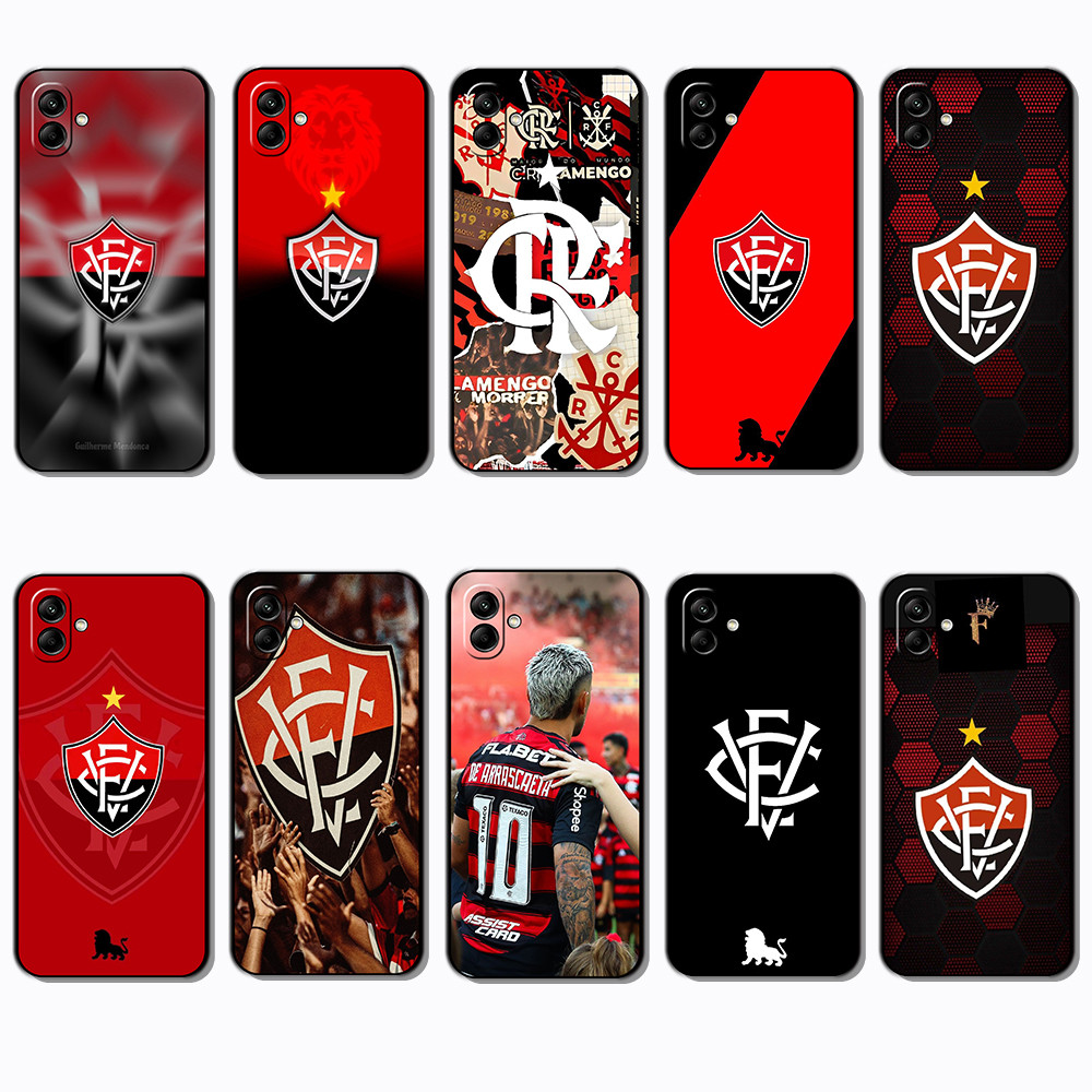 Para Samsung Galaxy A04 A04E A05 A06 A07 CF7 Vitoria Capa De Telefone TPU Com Bordas Pretas | Mostrando A Beleza origina