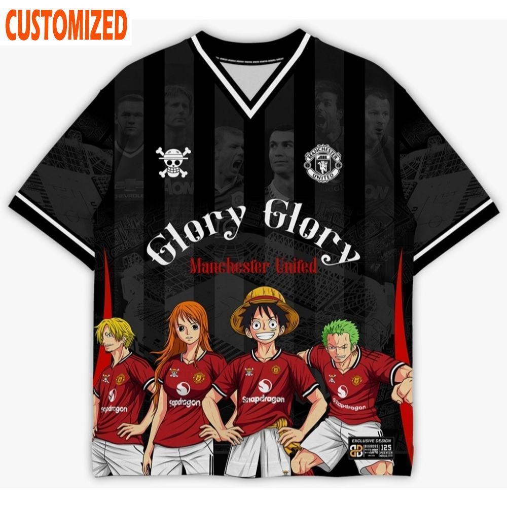[Número De Nome Personalizado Gratuito] 2026 Novo Modelo Port Kaos Jersey Bola Anime Camisas Grandes Infantis Lelaki Esp
