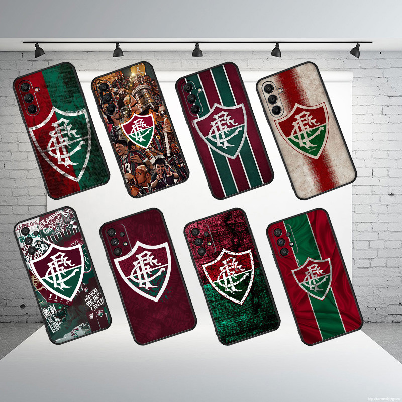 Capa De Telefone Fluminense Preta Macia Samsung A03s A05S A06 A07 A10S A11 A12