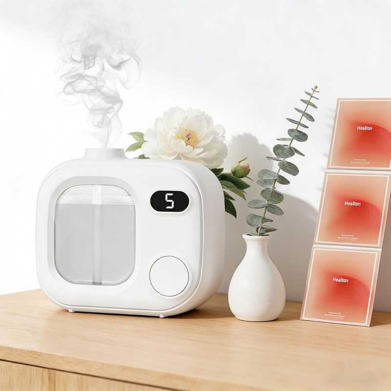 Purificador de Ar e Difusor Automático – Aromaterapia Recarregável USB