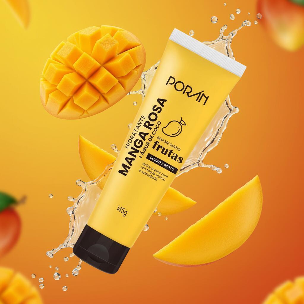 Hidratante Bem Me Quero Manga Rosa + Agua de Coco Porán PR222