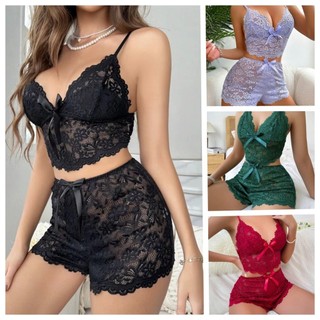 Europeu americano 2026 renda sexy lingerie conjunto feminino estilingue sutiã Shorts de duas peças lingerie sexy atacado