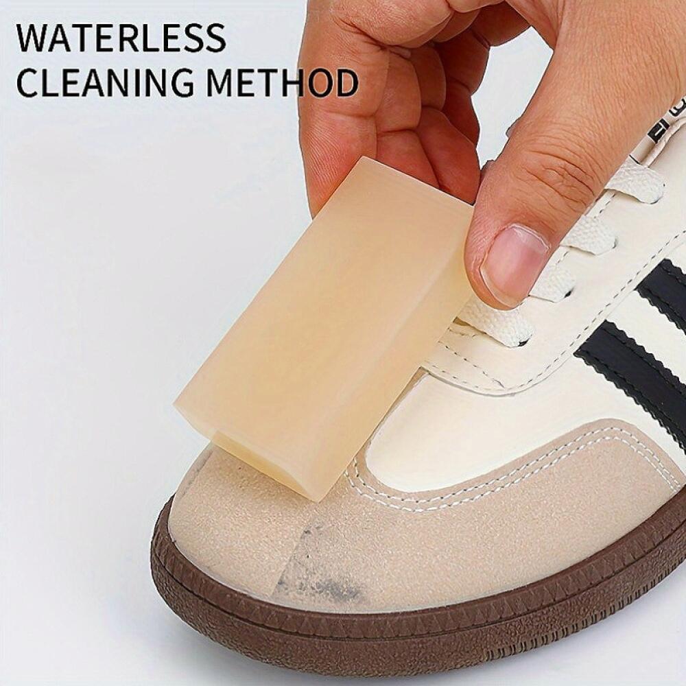 Tênis Sapatos Limpeza Borracha Camurça Pele De Carneiro Couro Fosco Cuidados Branqueamento