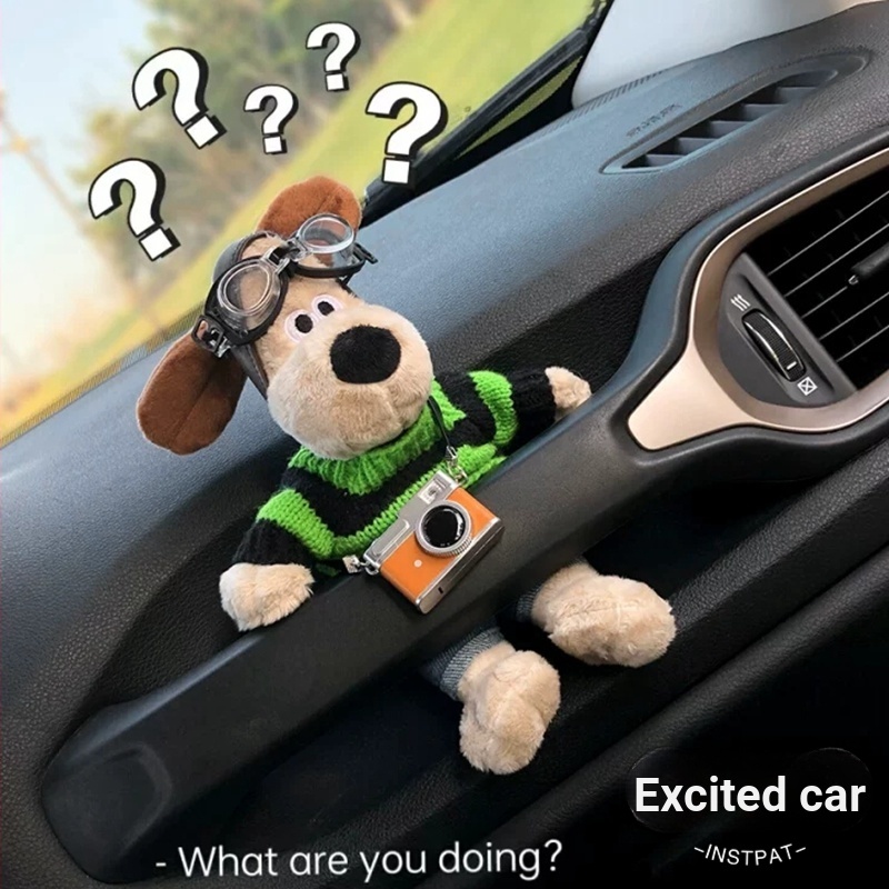 Fofo Cachorro Carro Cinto De Segurança Capa De Ombro Almofada De Decoração De