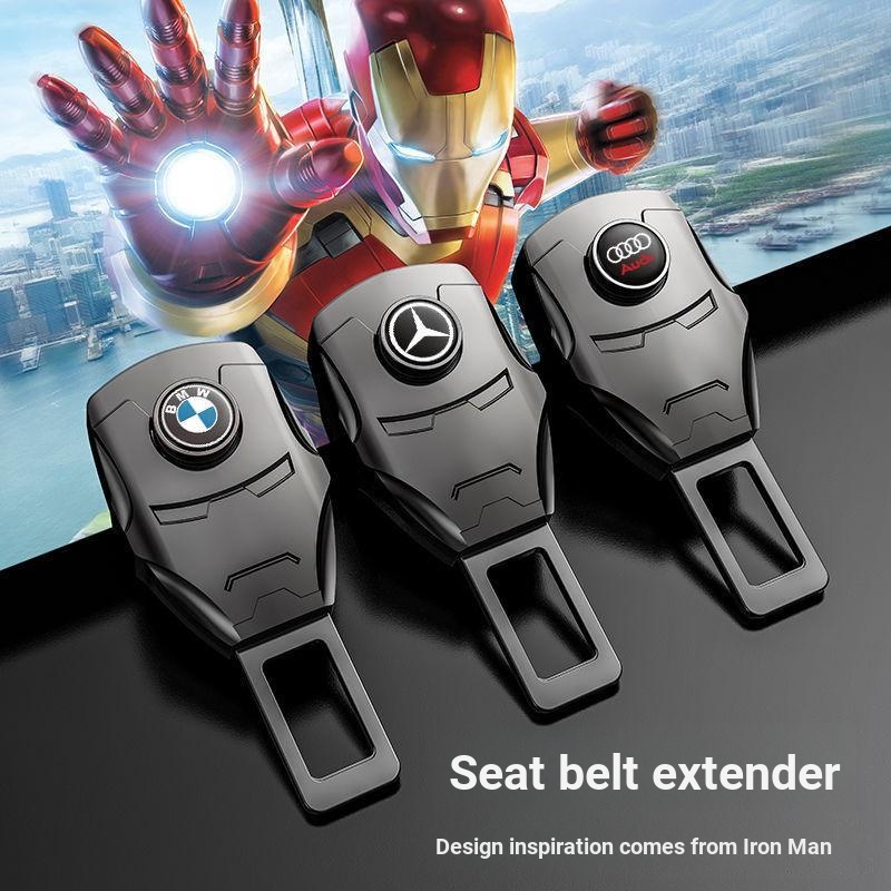 Criativo Cinto de segurança do carro Trava do cinto de segurança Fivela de segurança Extensor do cinto de segurança Conector do cinto de segurança Bayonet Cinto de segurança Puxar o cinto de segurança Plug de cabeça Cartão Interior do cinto de segurança F