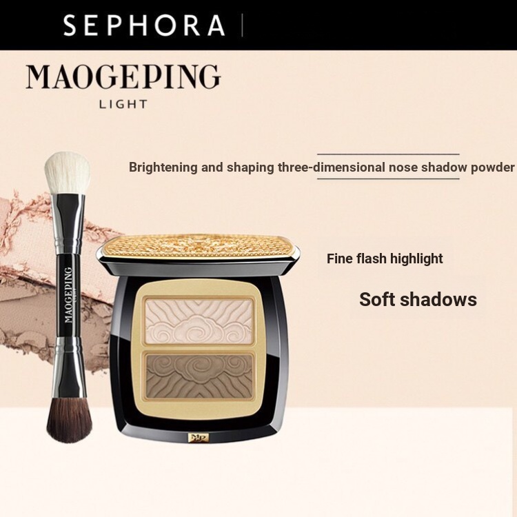 Mao Geping Light Rhyme Series Shaping Face Tridimensional Nariz Sombra Pó Destaque Sombra Tudo-in @-