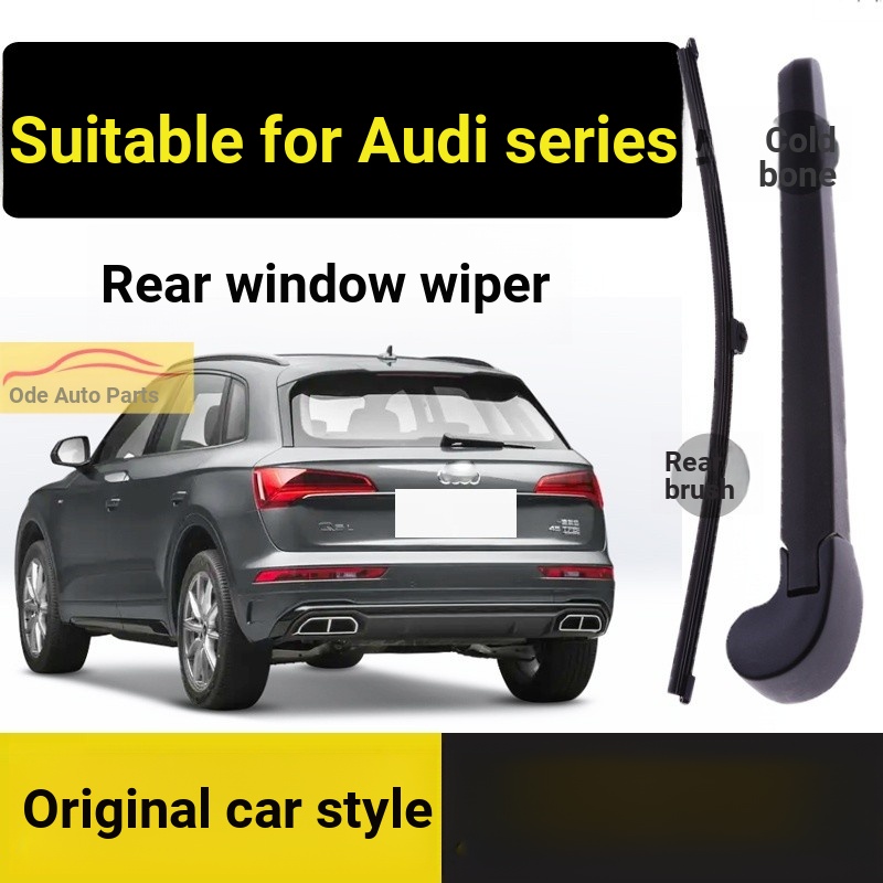 Mujing adequado para Audi q5l limpador traseiro Q5Q3 balancim Q7 tira de borracha Q2L montagem a3 limpador de janela tra