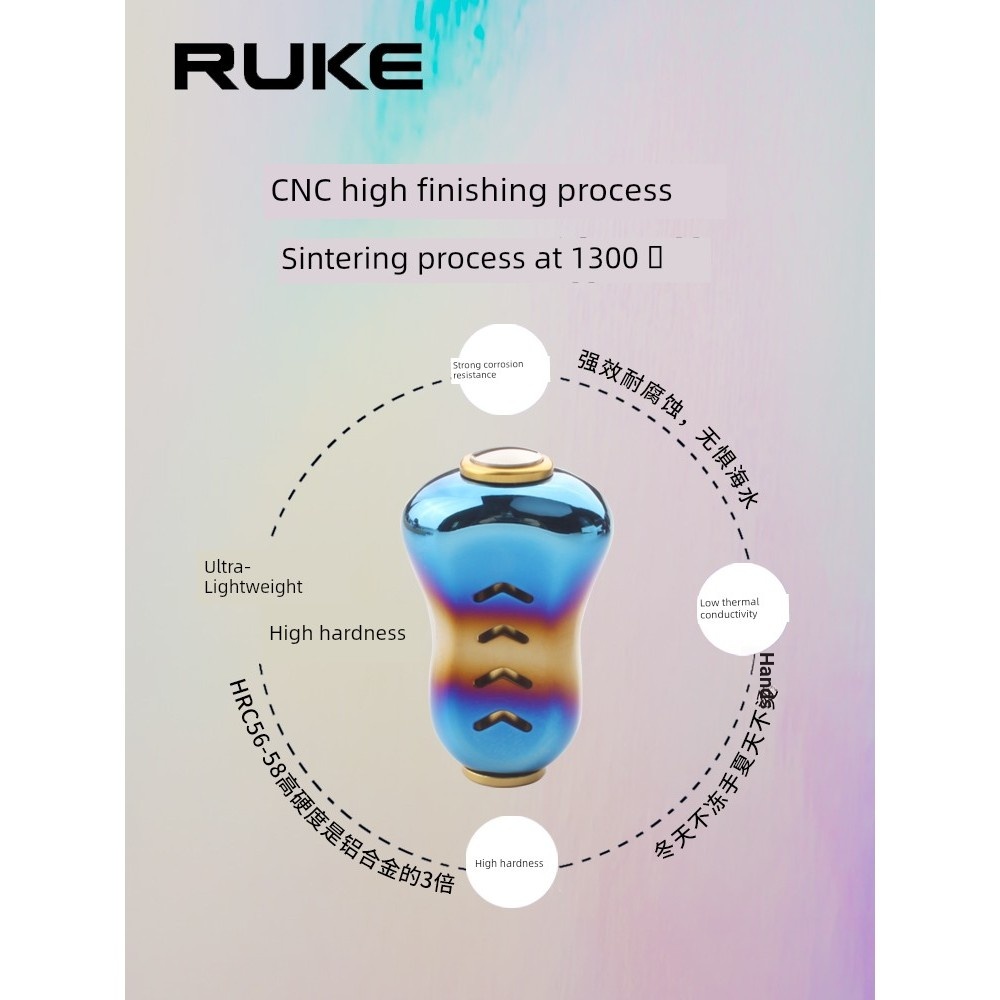 R RUKE Isca Colorida Pintura Artesanato Pílula de Aperto de Aço Inoxidável DIY Roda de Gota de Água Modificada Leve Pesc