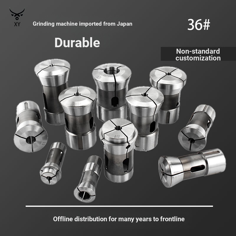 Cnc cnc torno automático mola de aço elástico 36 máquina 46 suporte interno mandril pinça buraco redondo hexágono quadra