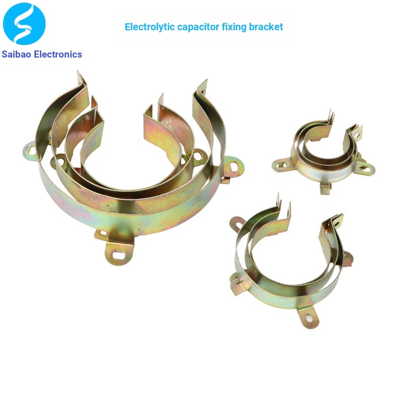 Suporte de fixação de capacitor eletrolítico Diâmetro do anel de ferro 25/30/35/40/45/50/65/75mm Clipe de capacitor ** &