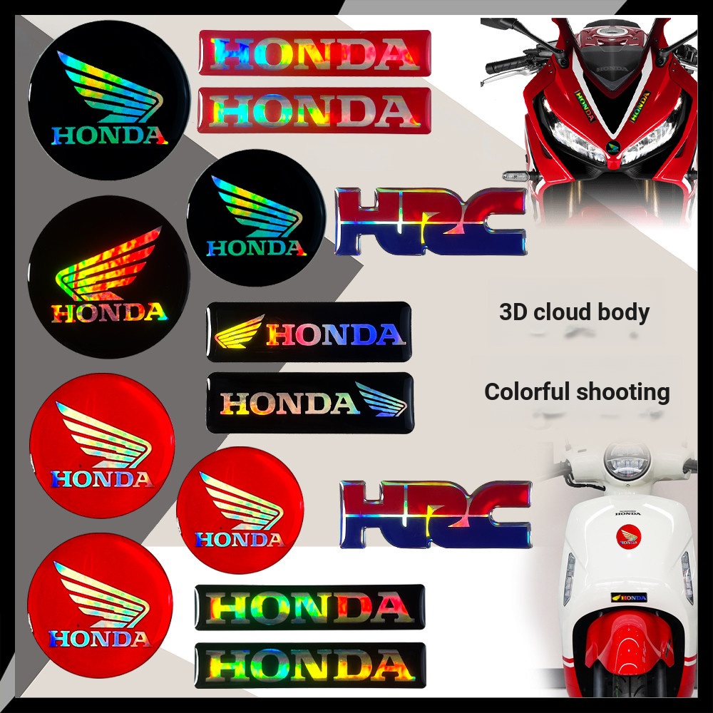 Adequado para honda modificado logotipo do carro adesivos honda logotipo da motocicleta tridimensional adesivos de carro