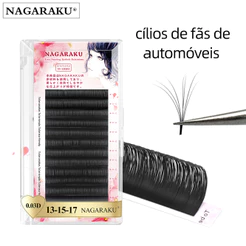 NAGARAKU Bloom Cílios Efeito Volume Artificial De Operar Fácil