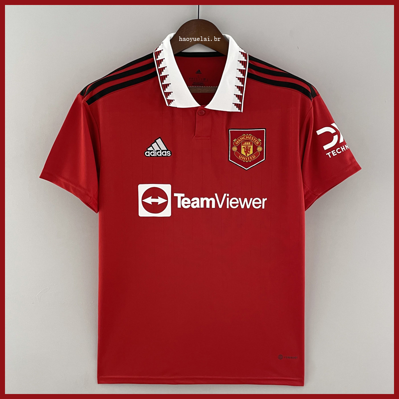 Camisa De Time Vermelha 22/23 I Futebol MU