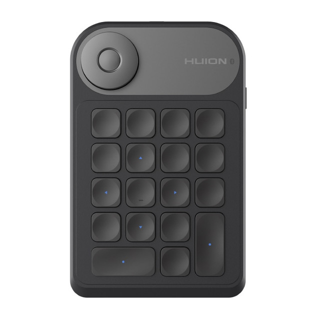 Huion Novo INSPIROY Teclado Sem Fio K20 18 Teclas + Controlador De Discagem Para Mesa De Desenho