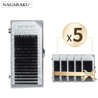 NAGARAKU Cílios Maquiagem 5 Estojos Lote 7-15mm Misturar Indivídual Natural Macio Alta Qualidade Faux Cils