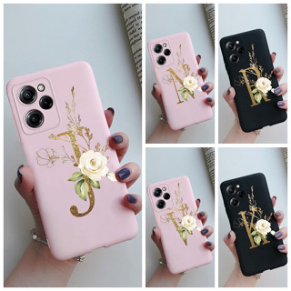 Xiaomi Poco X5 Pro Capa Completa Proteção De Letras De Silicone Macia Para PocoX5 X5Pro