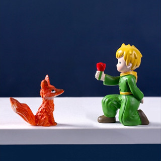 1 Pc Pequeno Príncipe Figura Figuras De Ação De Fadas Em Pé De Desktop Artesanato Resina Ornamento Decoração De Casa