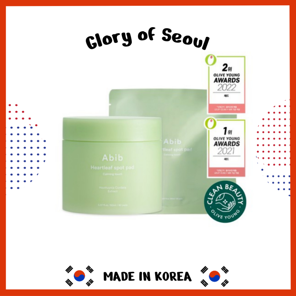 ABIB Heartleaf Spot Pad Toque Calmante 80 Almofadas + Recarga