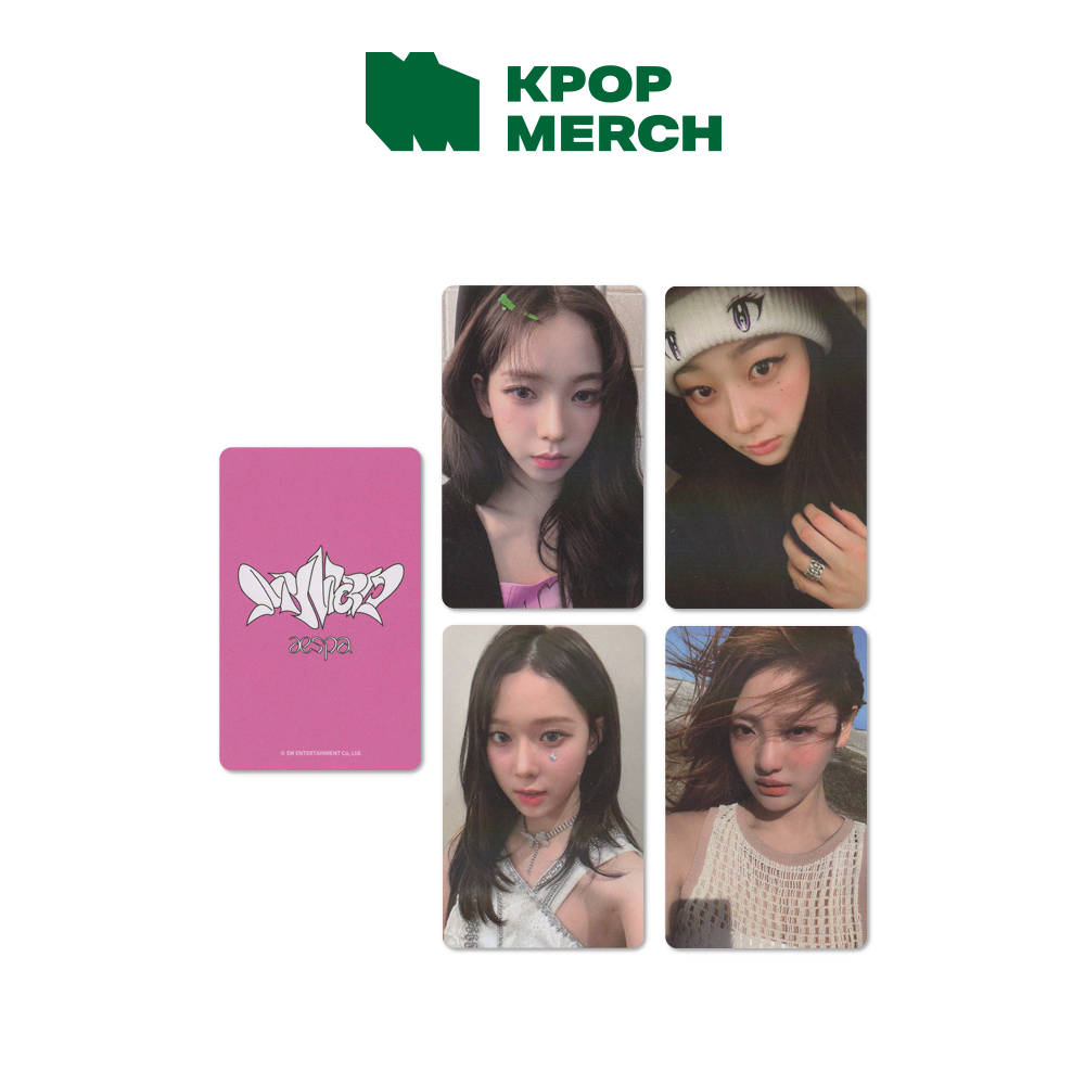 (Only POB) aespa - 3rd Mini Album My World interasia pob [ Photo card ] em Oferta na Shopee