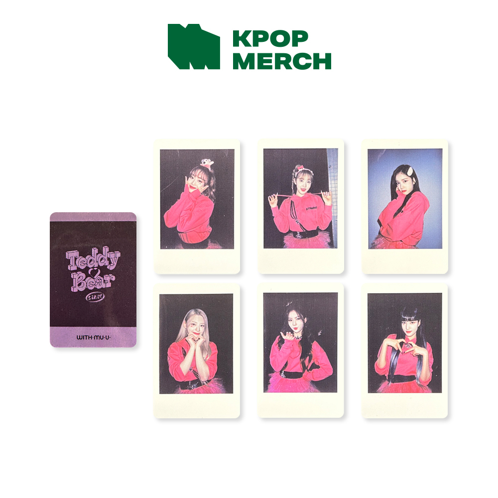 (Only POB) STAYC - Single Album Teddy Bear Withmuu pob only [ Polaroid Photo card ] em Oferta na Shopee