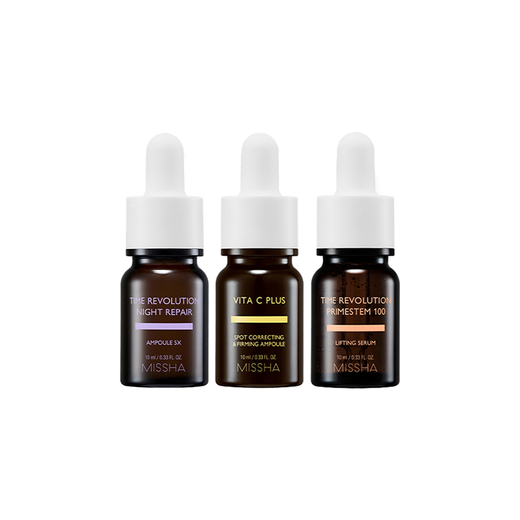 Detalhes do missha global edition ampoule trial set 2types
