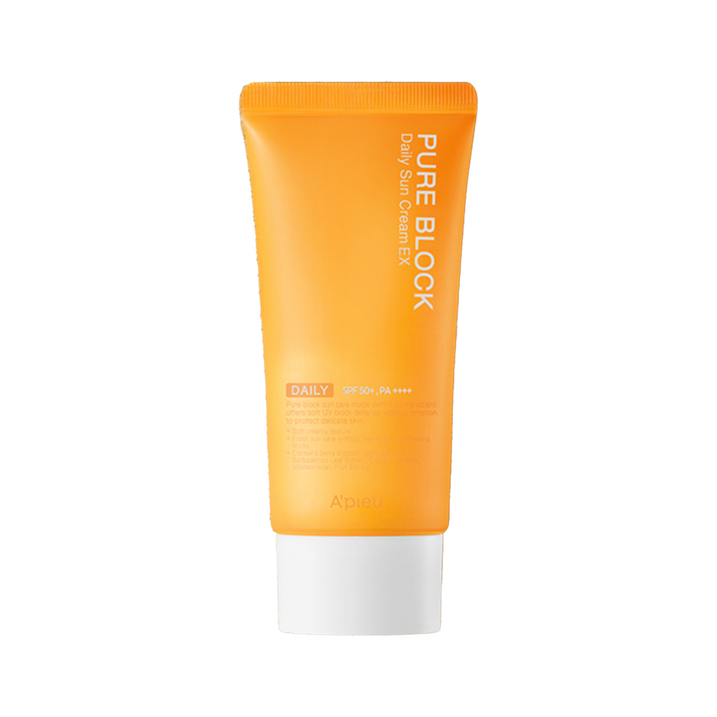 apieu pure block natural sun cream 100ml spf50 pa++++ - Beauty