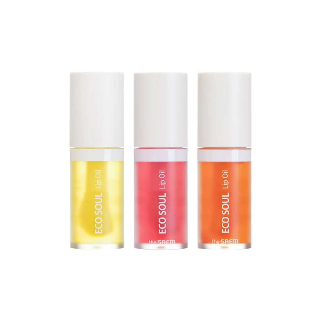 the saem eco soul lip oil 6ml 3types