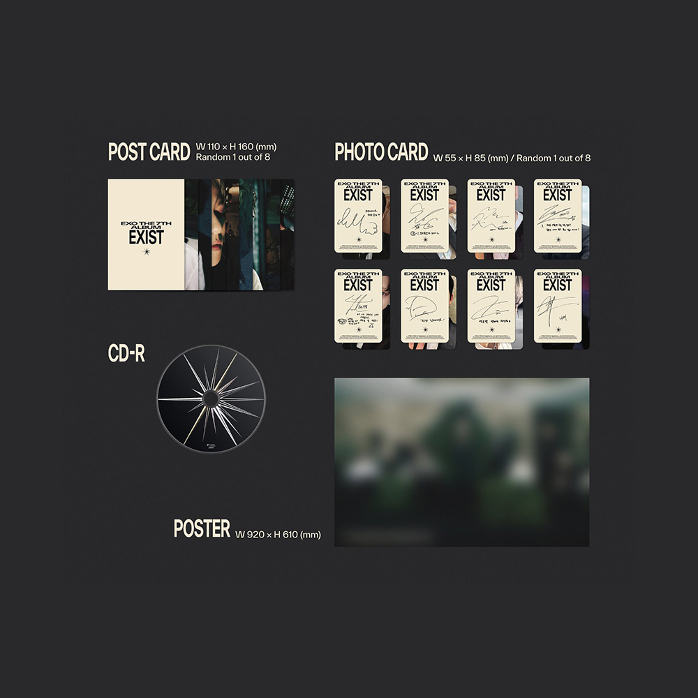 Detalhes do EXO - 7th Album [ Exist ]_Photobook version