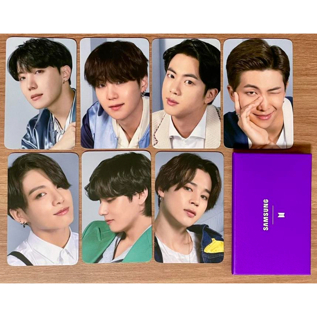 BTS-Cartão Fotográfico Samsung Galaxy Z Flip 4 Edição Limitada (7pcs) 1 Conjunto