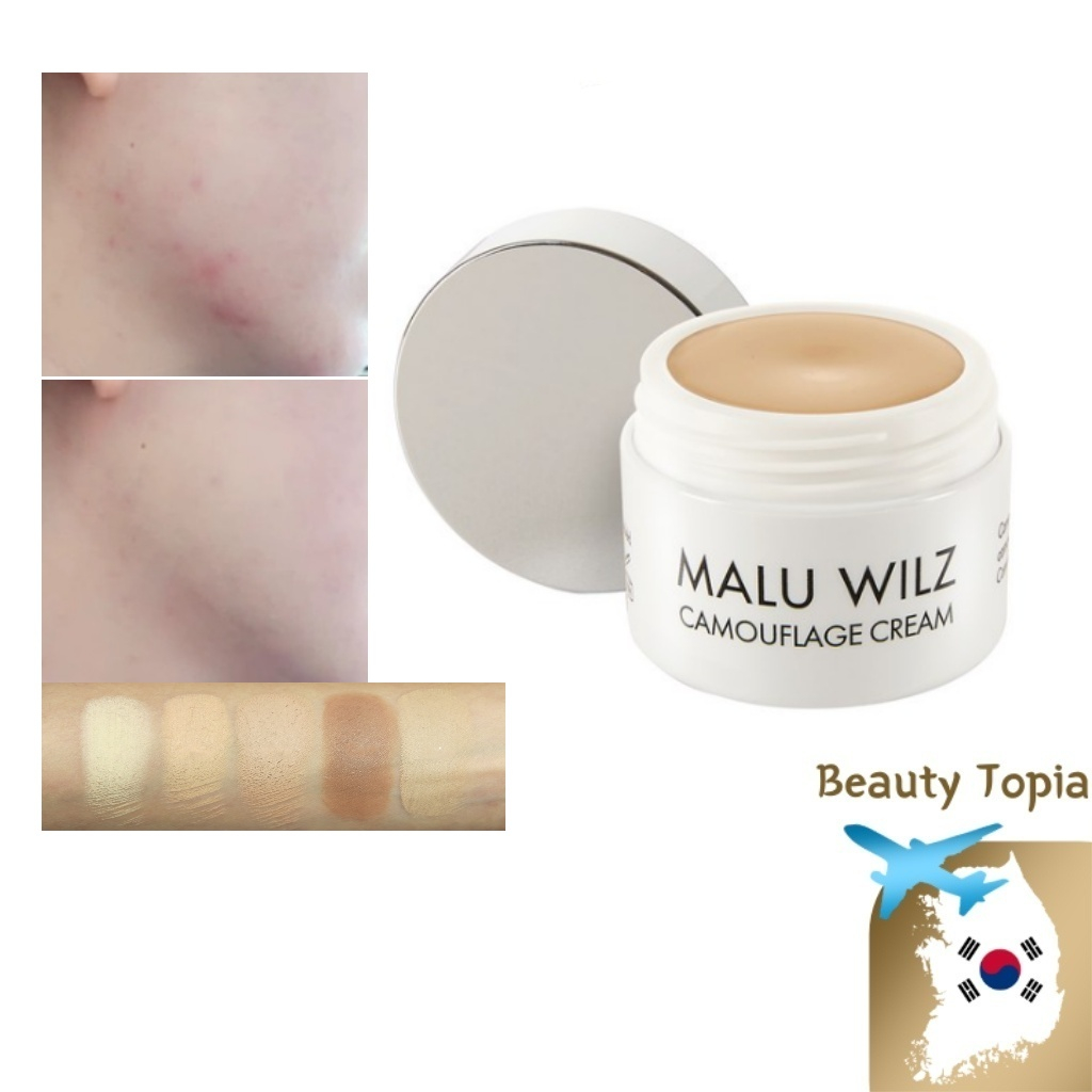 MALU WILZ Prova d água corretivo 6g Camouflage Cream Concealer
