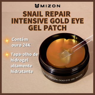 MIZON Snail Repair Intensive Gold Eye Gel Patch 60 sheets / Cuidados Com Rugas , Contém Muco