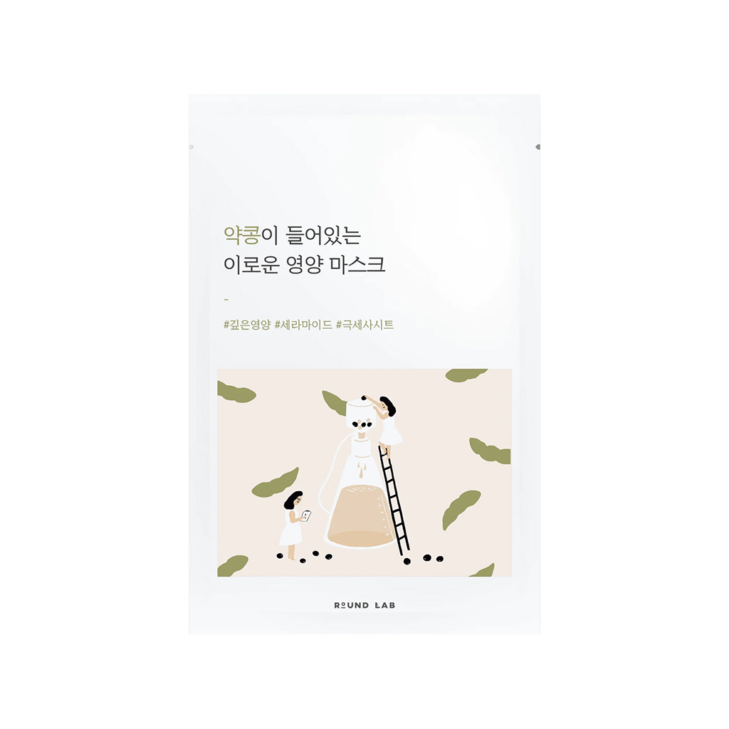 round lab soybean nourishing mask 1ea 27ml - Beauty