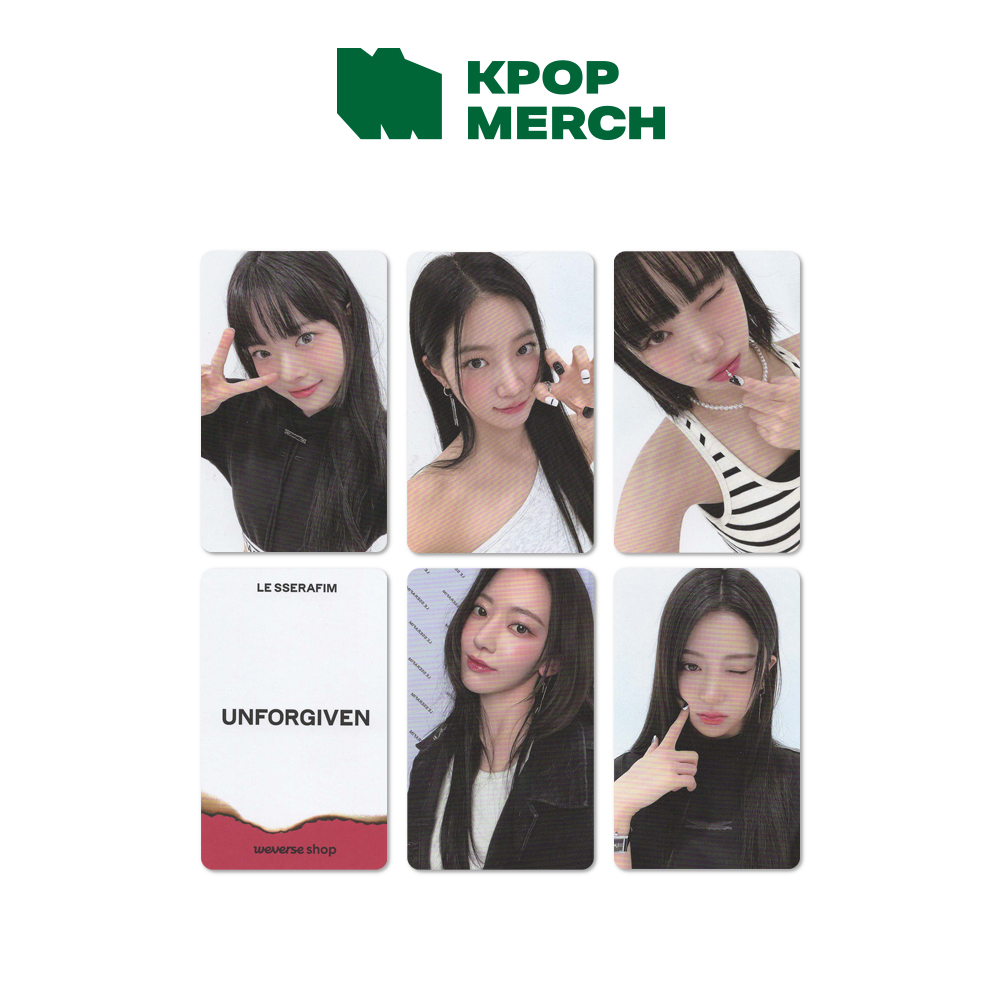 (Only POB) LE SSERAFIM- Unforgive Weverse pob [ Photo card ] em Oferta na Shopee