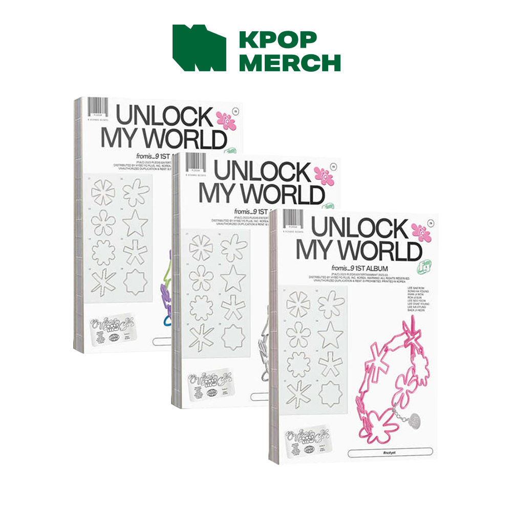 fromis_9 - 1st Album [ Unlock My World ] - Hobbies & Collections