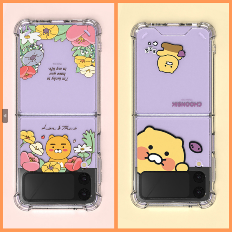 🇰🇷 【 Korean Telefone Transparente Case 】 KAKAO Amigos Pára-Choques De Geléia Dur