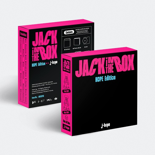 BTS J-HOPE [JACK IN THE BOX] Álbum JHOPE/CD + 2 Livro Cartão Fotográfico + GIFT + POB KPOP