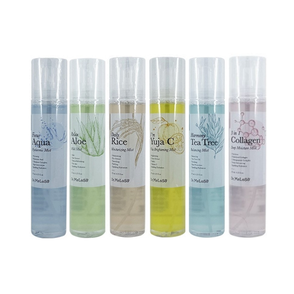 dr.meloso relax aloe mild mist 125ml and 5types