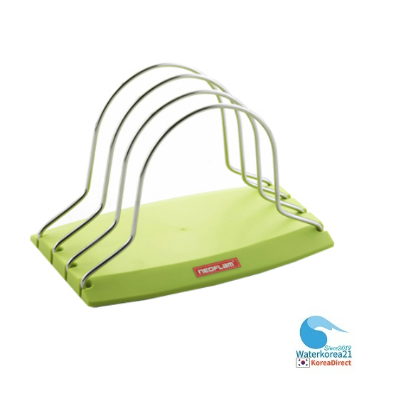 Suporte De Tábua De Corte Antibacteriana Neoflam Verde