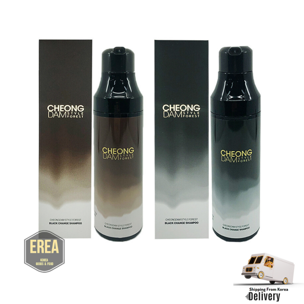 Cheongdam Style Forest Black Change Shampoo Natural Marrom Ou Escuro 200ml Com Brindes