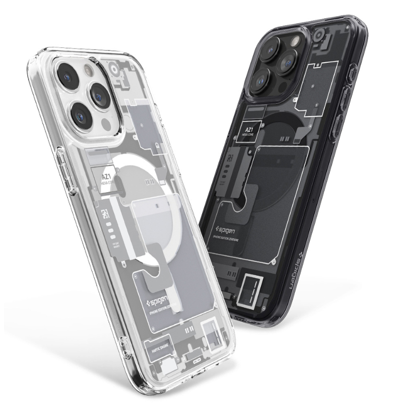 Spigen-ultra Híbrido magfit Zero : Uma Capa Compatível Para iphone 15 16 plus pro max Magnético Preto Branco 16e 13 14
