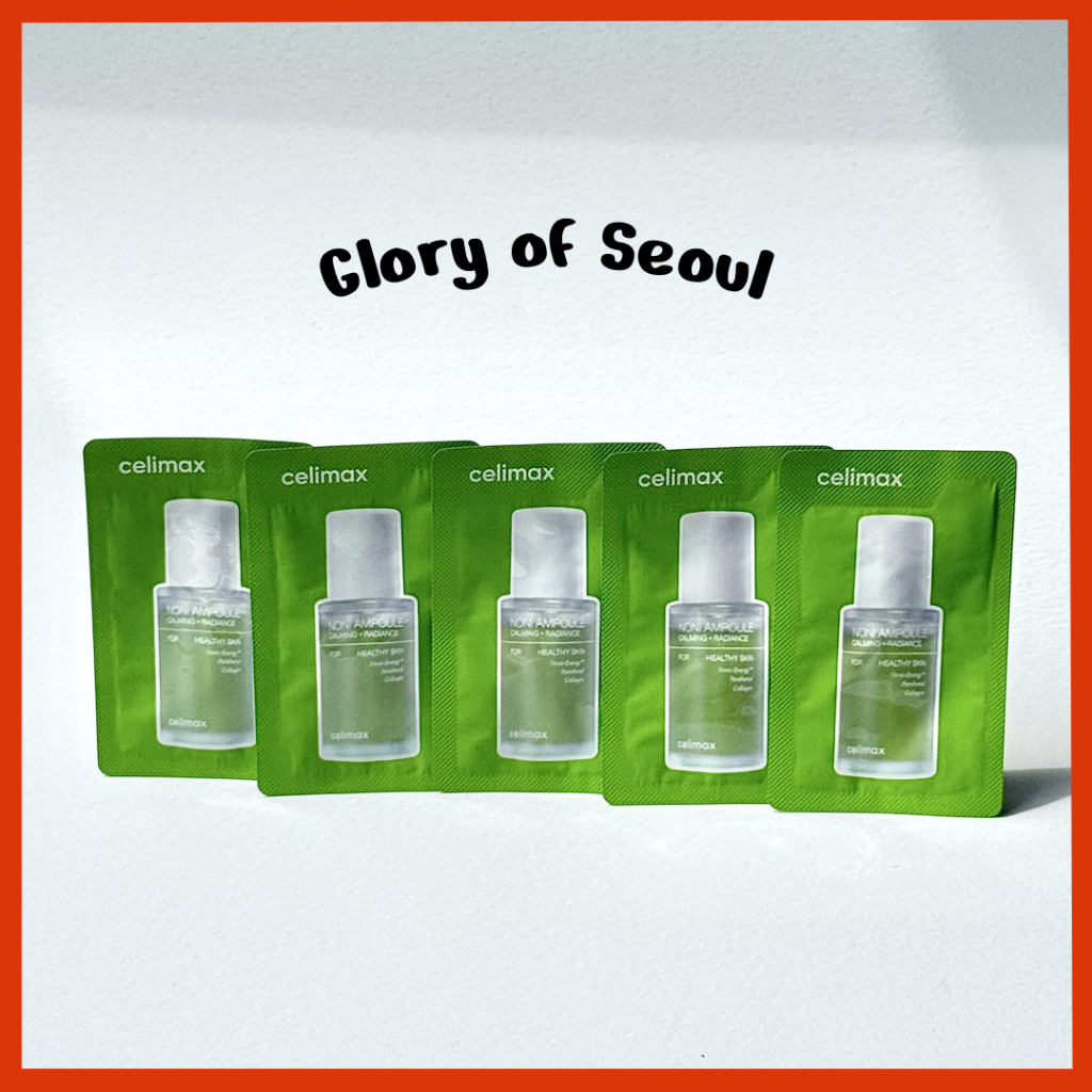 [SAMPLE] CELIMAX Noni Serum, Jojoba Cleaning Oil, Tightening Booster 5pcs em Oferta na Shopee