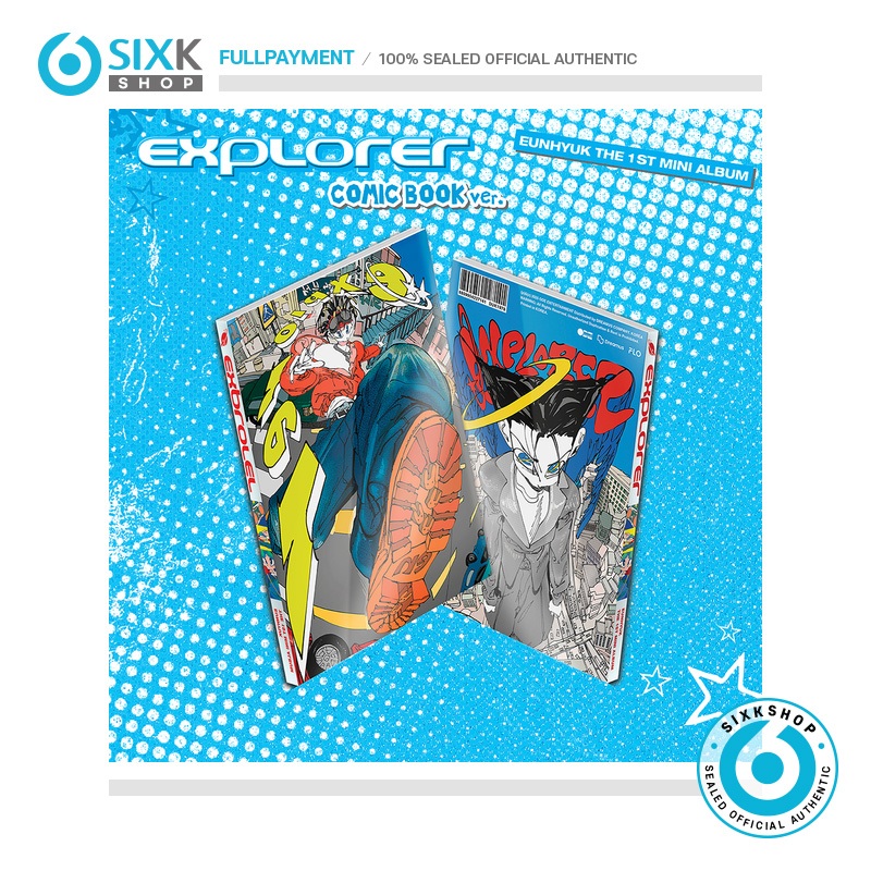 (POB+COMIC BOOK Ver) EUNHYUK THE 1st Mini Album [EXPLORER] em Oferta na Shopee