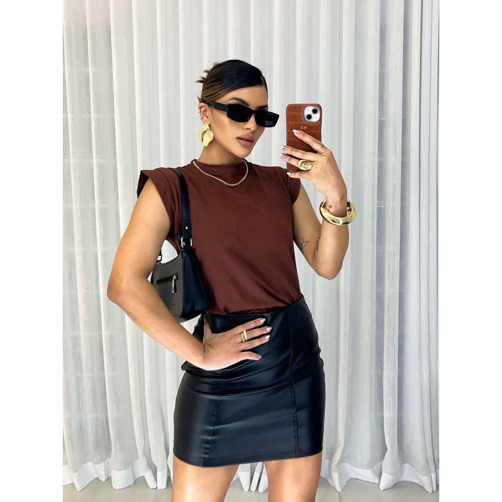 Blusa Feminina Regata Muscle Tee Cotton Roupa Feminina Moda Gringa Moda Blogueira Promoção