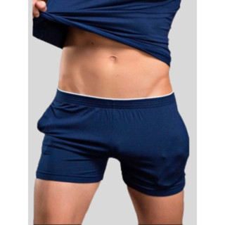 Cueca Boxer Box Samba Canção com Bolso Micro Dormir Pijama Masculino em Oferta na Shopee