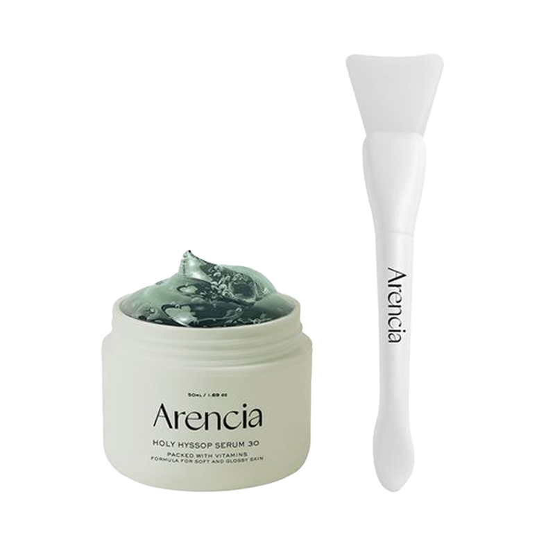 Arencia Holy Hyssop Serum 30 50g + Pincel Pacote Espátula em Oferta na Shopee
