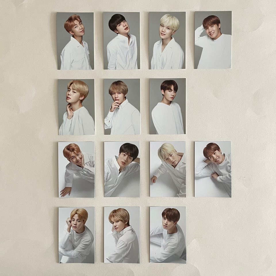 BTS x VT Cartão De Fotos Oficial Bangtan Boys Pense Seus Dentes Kit Jumbo Card Select